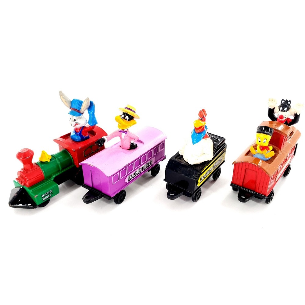 Vintage 1989 Ertl Looney Tunes Bugs Bunny & Friends Diecast Train - Picture 2 of 6
